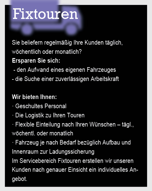 Mehr lesen über Fixtouren